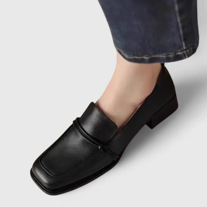 DIXIE - Retro Square-Toe Loafers