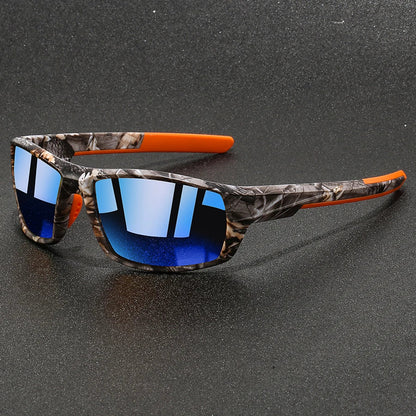 Men's Camo Print Sunglasses with Mirror Lenses - image 2