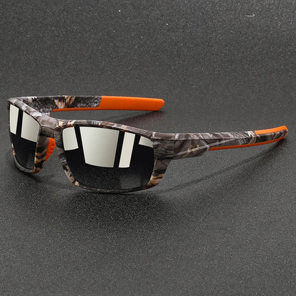 Men's Camo Print Sunglasses with Mirror Lenses - image 3