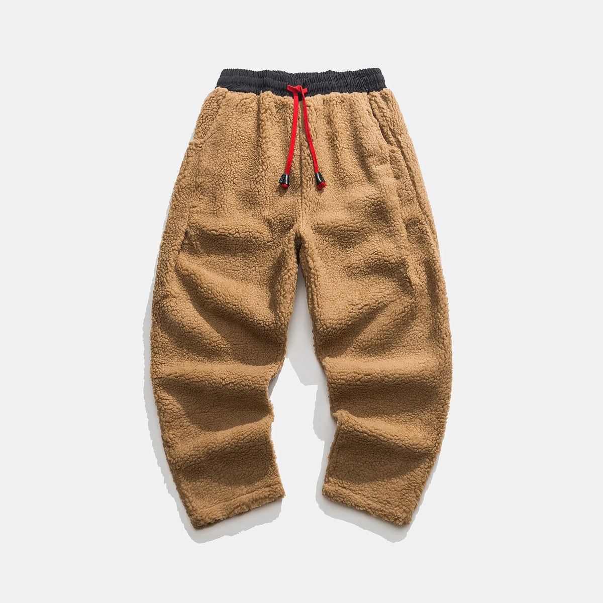Men's Fleece Look Joggers with Drawstring Waist - image 8