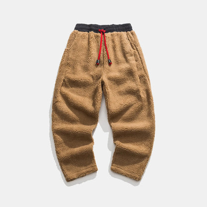 Men's Fleece Look Joggers with Drawstring Waist - image 8