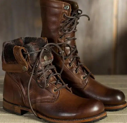 Women's Lace-Up Mid-Calf Boots - image 3