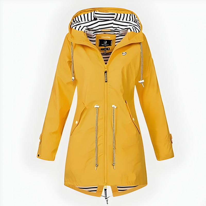 Women's Longline Hooded Jacket with Adjustable Hood - image 4