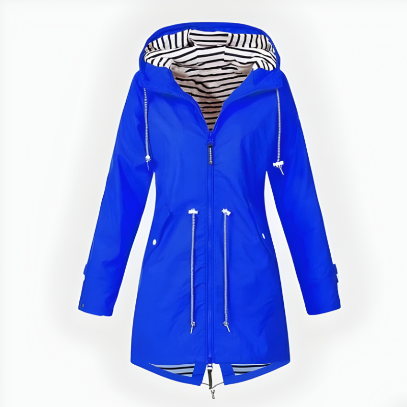Women's Longline Hooded Jacket with Adjustable Hood - image 6