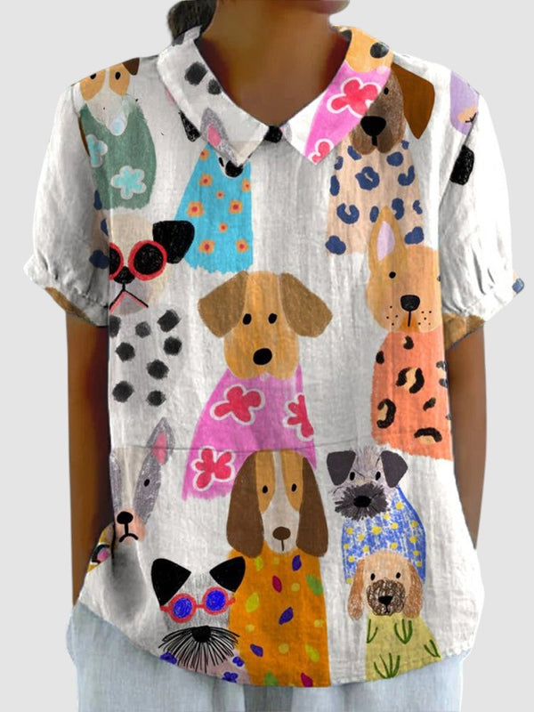 MOLLY | DOG PRINTED T-SHIRT