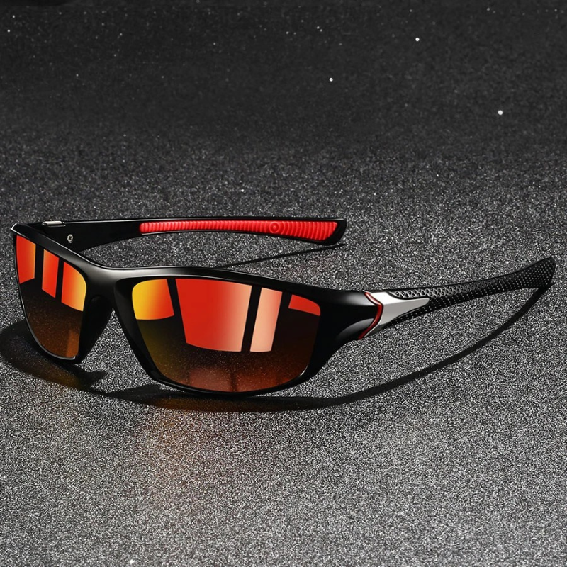 Men's Wraparound Sport Sunglasses with Arm Grips - image 5