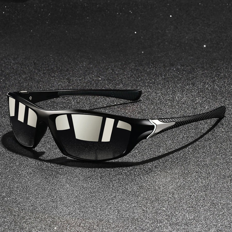 Men's Wraparound Sport Sunglasses with Arm Grips - image 6