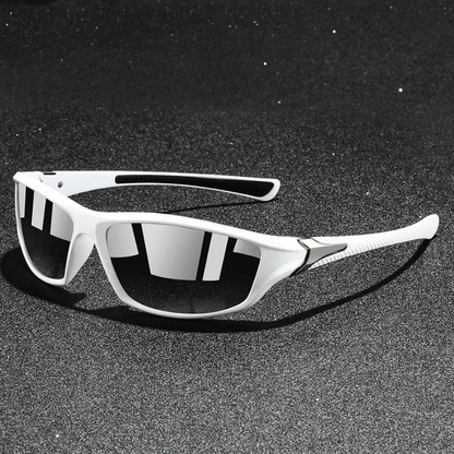 Men's Wraparound Sport Sunglasses with Arm Grips - image 7