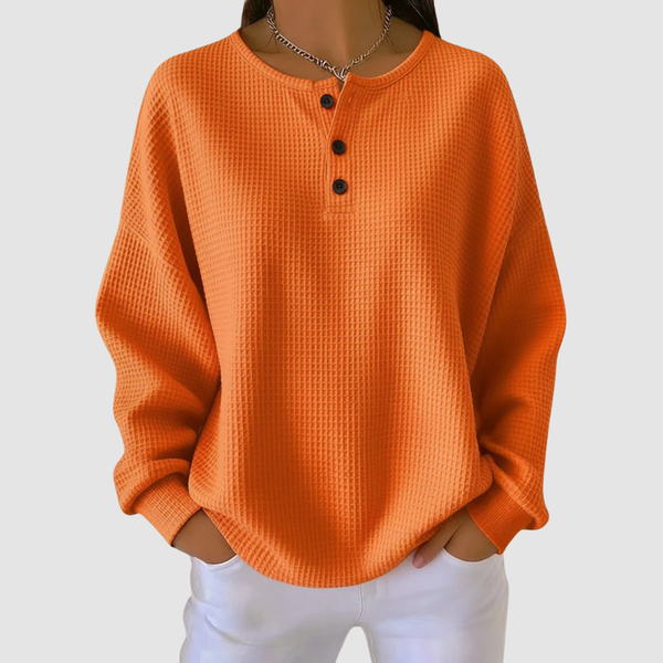 KLARA SWEATER | RELAXED WAFFLE TEXTURE