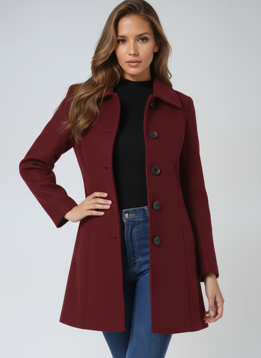 Women's Single-Breasted Trench Coat - image 6