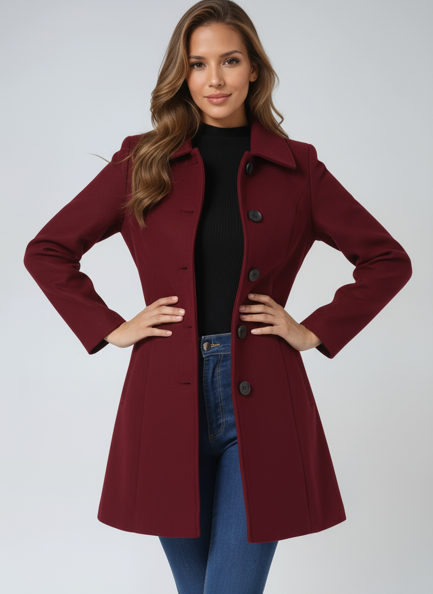 Women's Single-Breasted Trench Coat - image 7