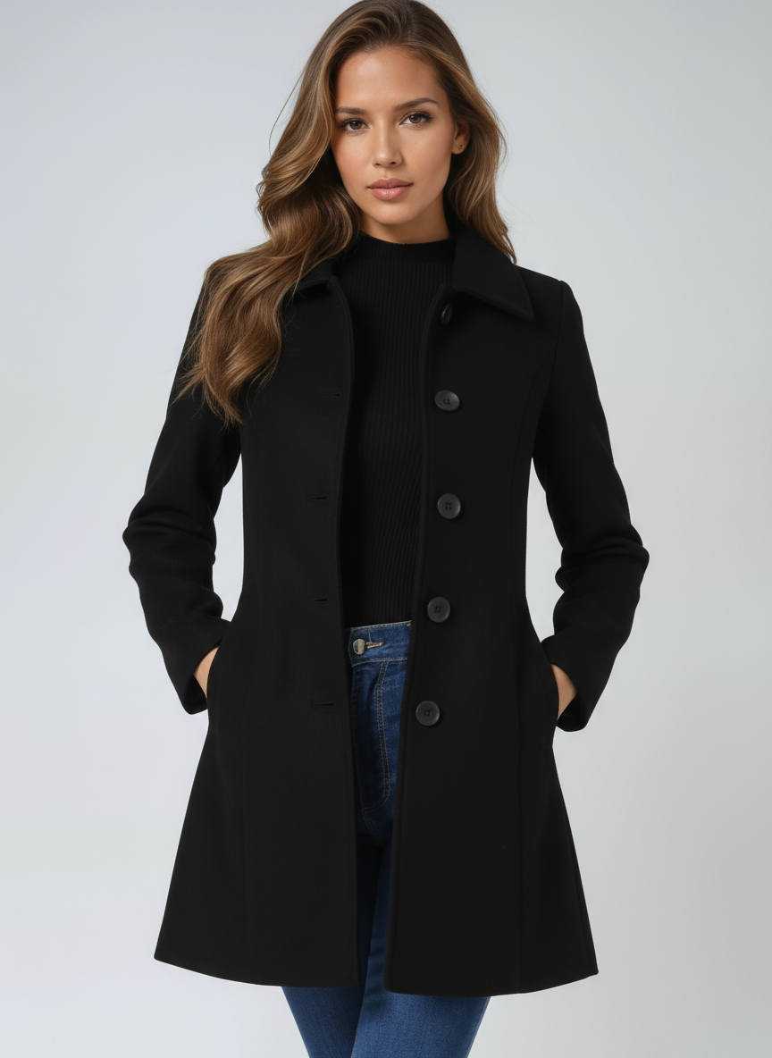 Women's Single-Breasted Trench Coat - image 2