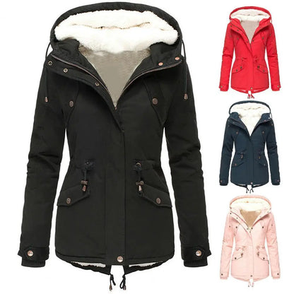 Women's Hooded Winter Parka Jacket - image 10