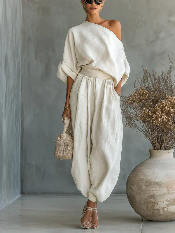 Mila™ | Two-Piece Set with Off-Shoulder Design