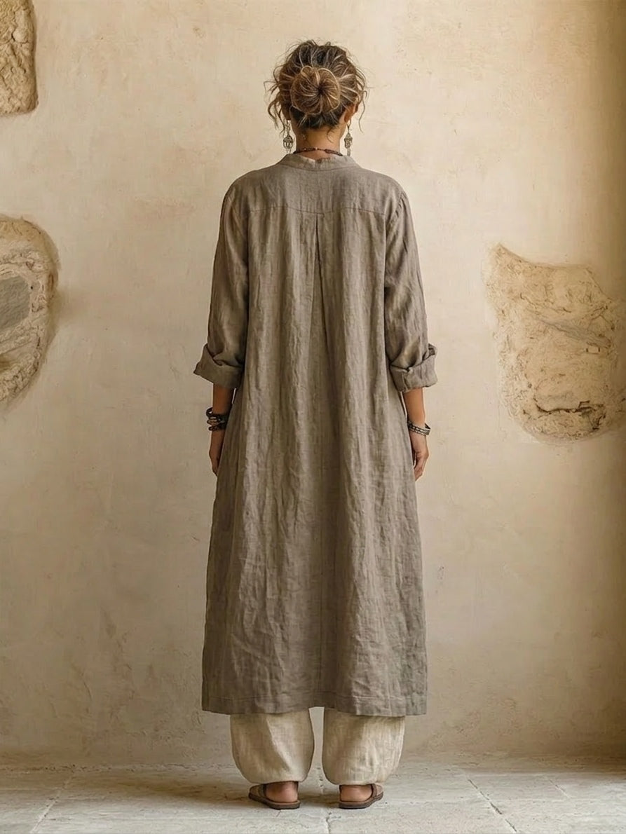 Women's Three-Piece Linen Look Set - image 5
