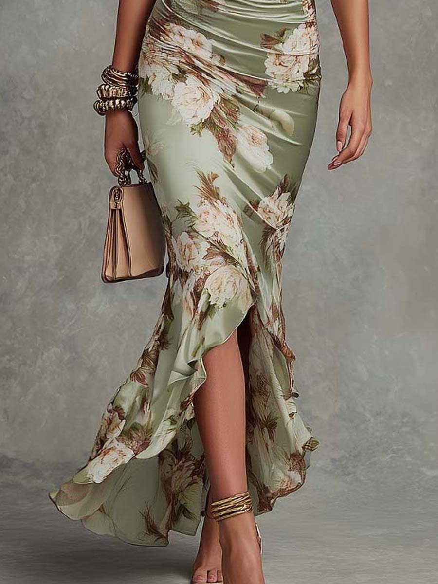 Magnolia | Floral V-Neck Maxi Dress