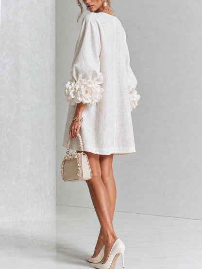 Henrietta™ Floral Button-Down Mini Dress