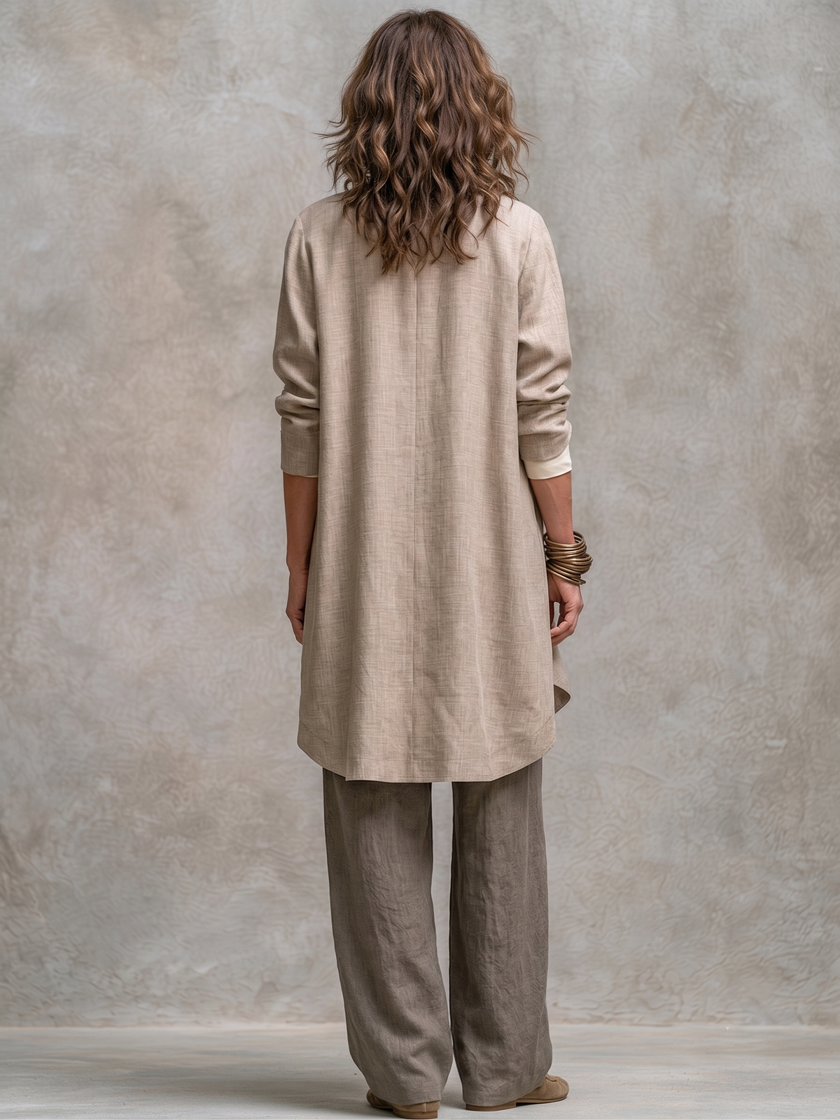 Women's Three-Piece Set in Beige Grey - image 6