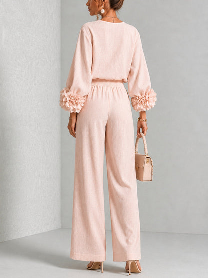 Women's Floral Cuff Two-Piece Set - image 2