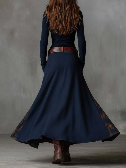 Élise | Maxi Dress in Eco-Friendly Suede