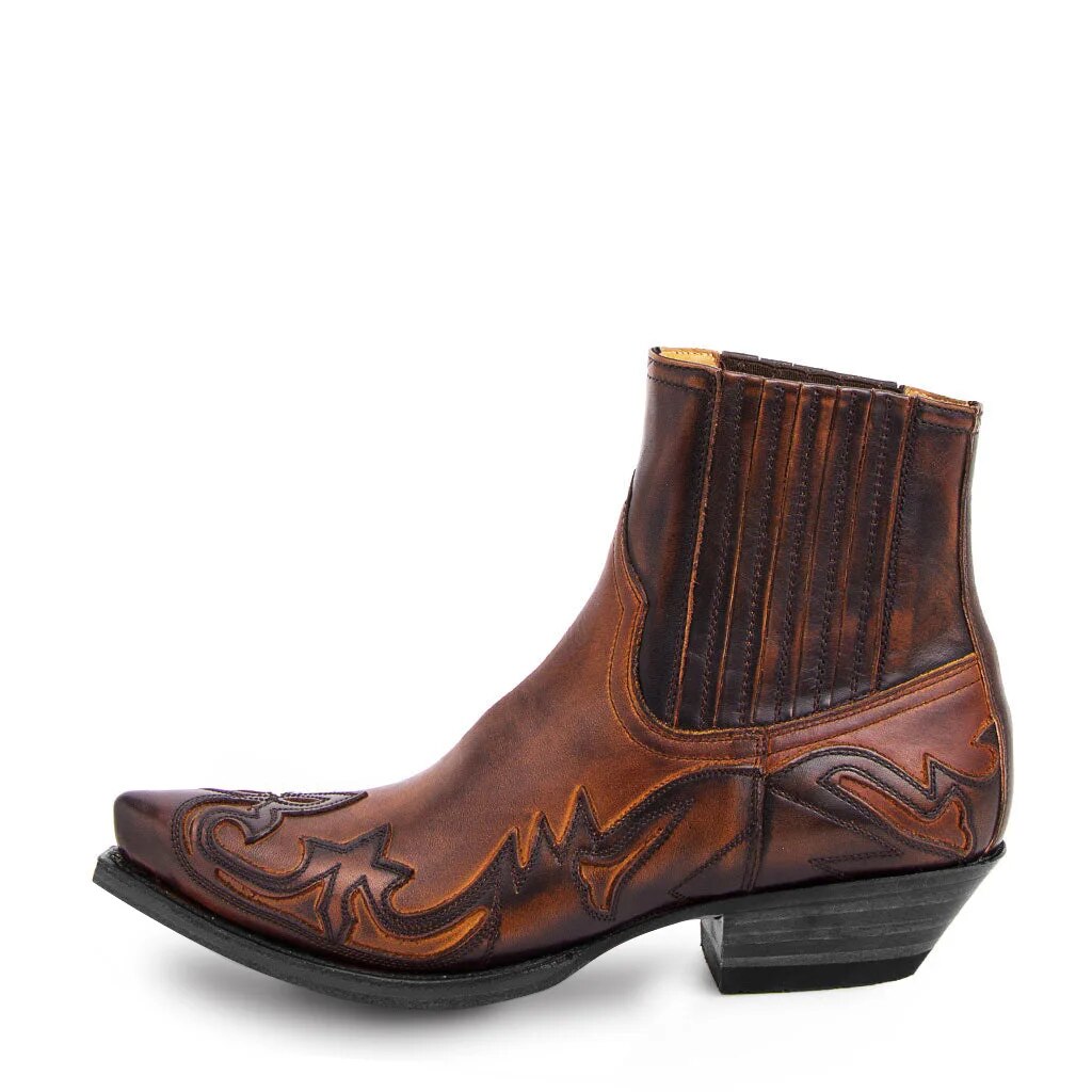 Women's Western Cowboy Boots in Leather Look - image 2