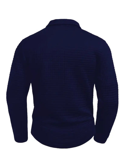 Men's Quilted Casual Jumper - image 2