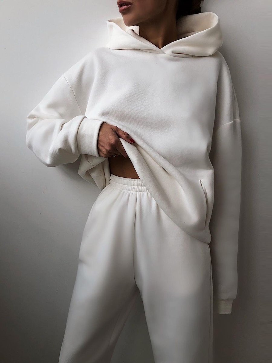 Women's Hooded Knit Two-Piece Set - image 6