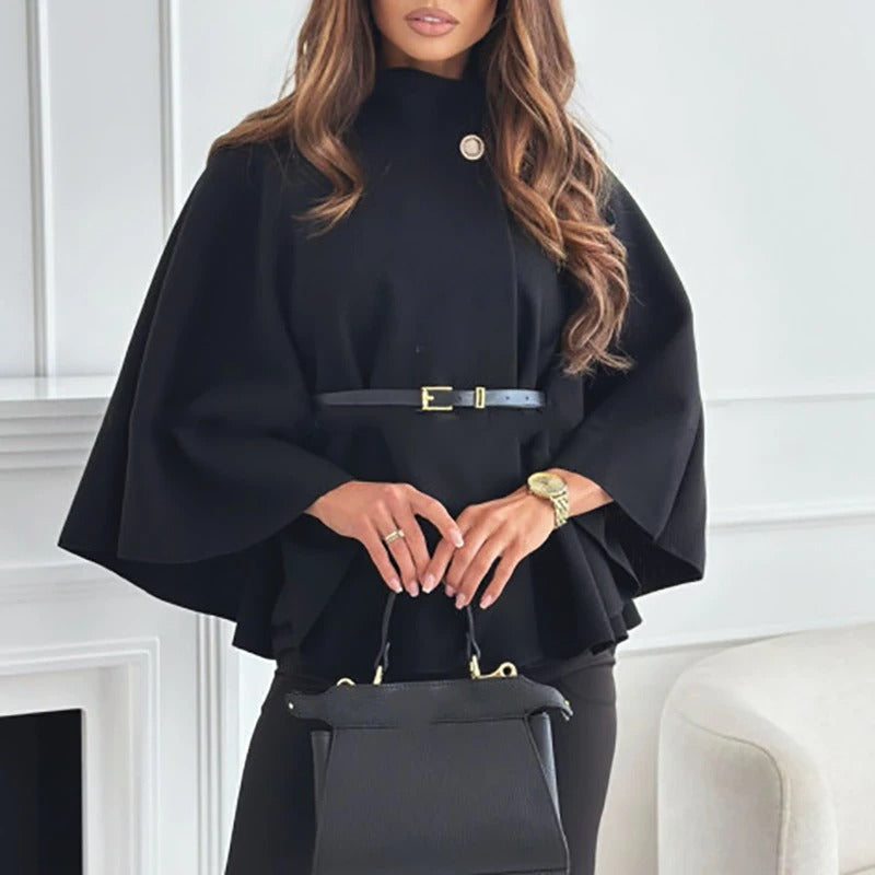 Women's Cape Top with Tie Belt - image 1