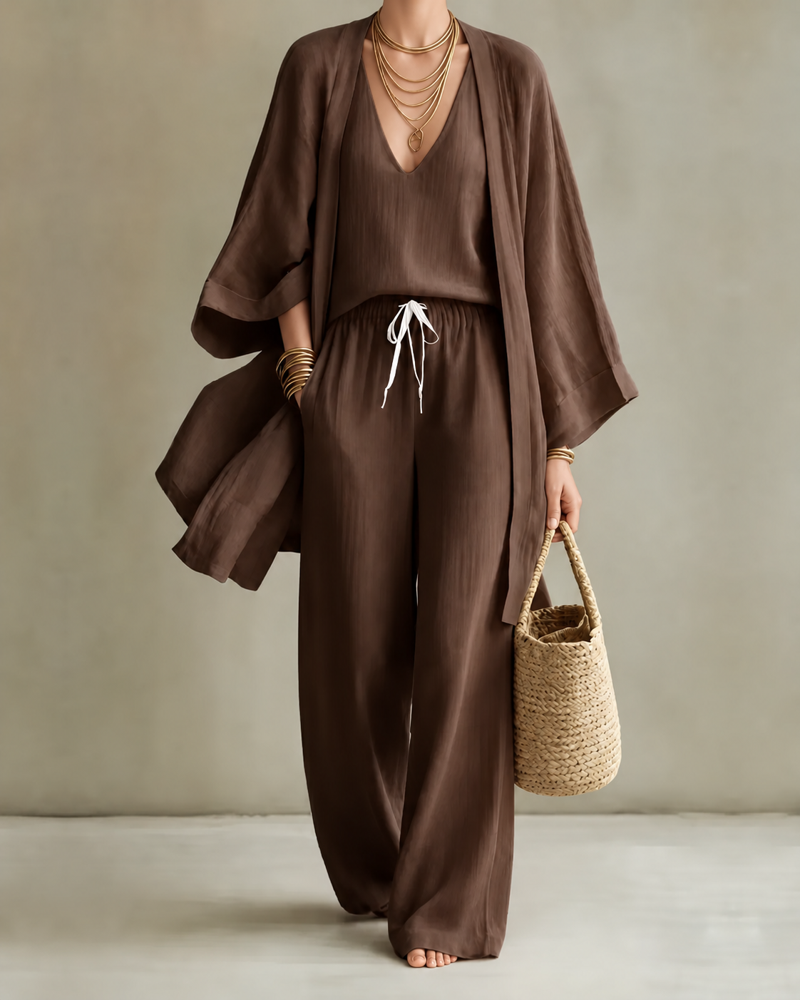 Tanisha™ 3-Piece Linen Look Set