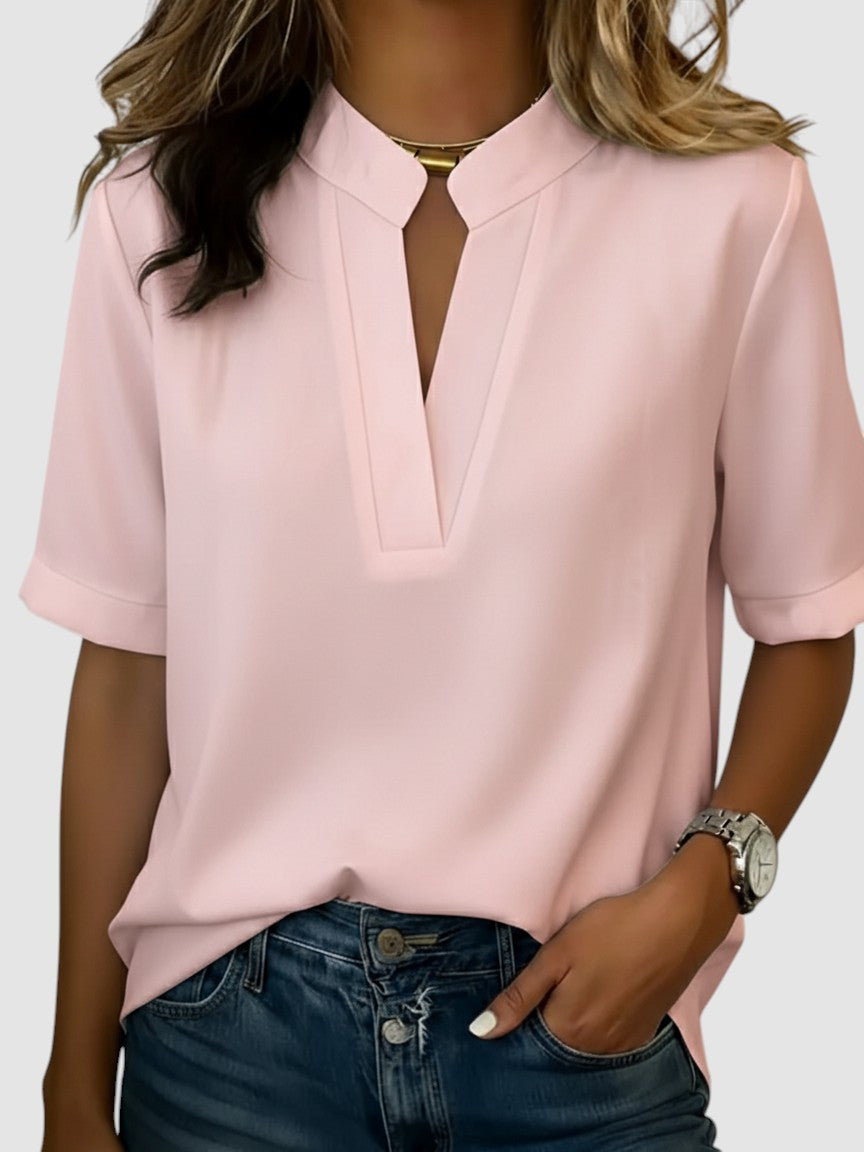 PAULA | ELEGANT V-NECK BLOUSE