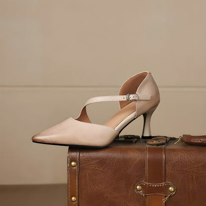 Diana | Elegant Crossover Strap Heels