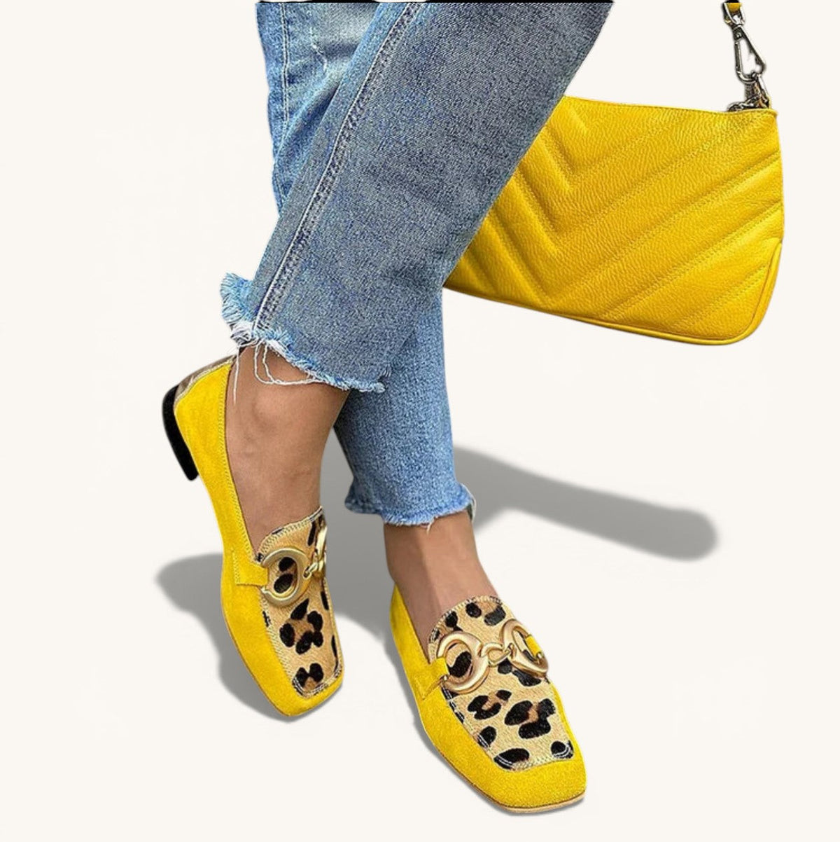 Assunta | Women's Loafers with Animal Print