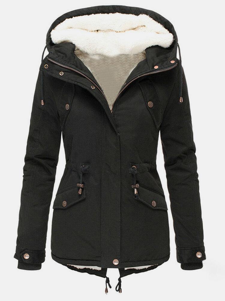 Women's Hooded Winter Parka Jacket - image 5