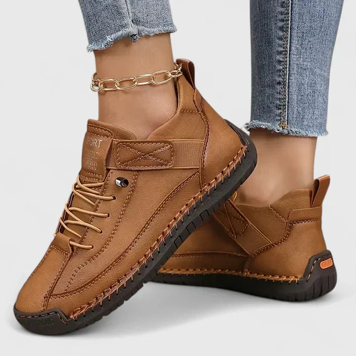 Women's Slip-On Trainers with Elastic Panels - image 6