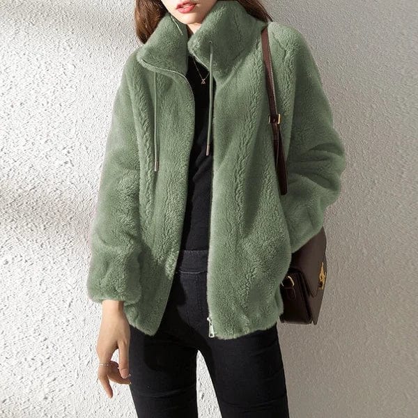 Women's Zip-Up Jacket with Loose Fit - image 1