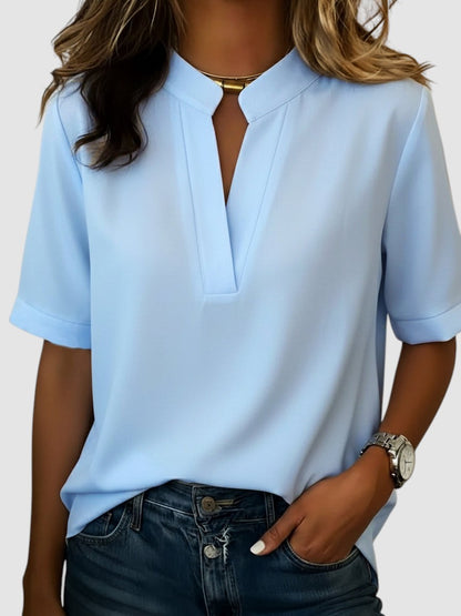 PAULA | ELEGANT V-NECK BLOUSE