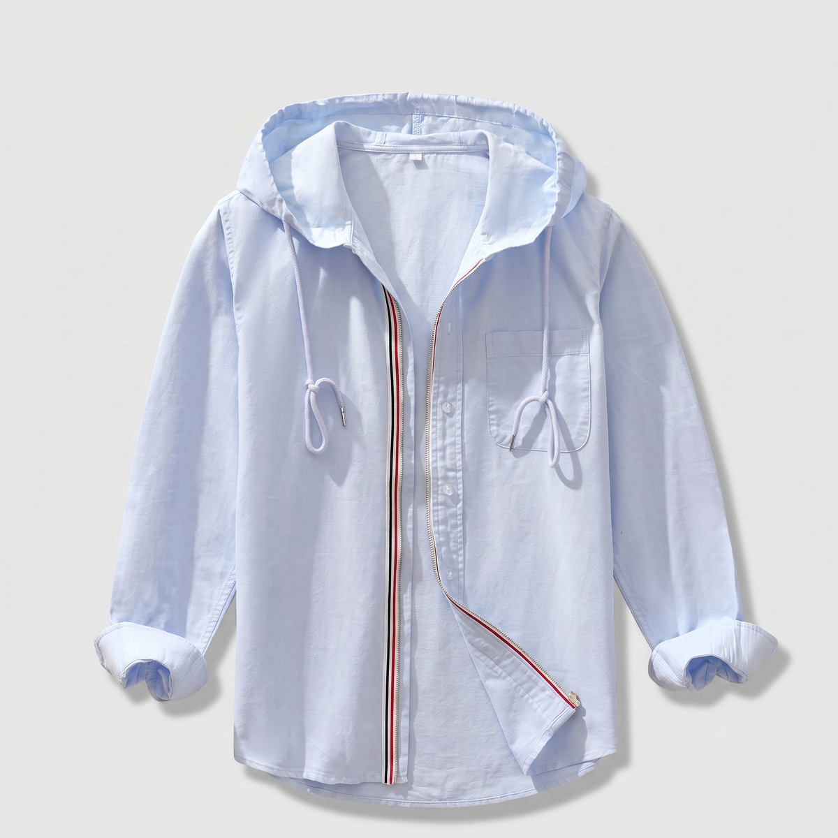 Men's Linen Look Hoodie - image 2
