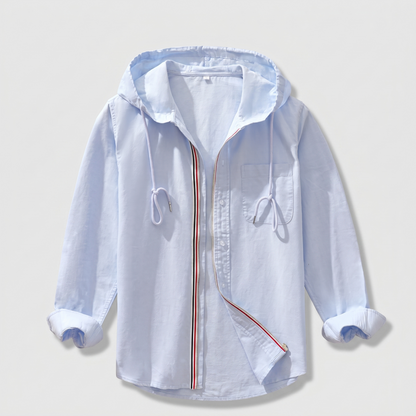 Men's Linen Look Hoodie - image 2