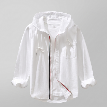 Men's Linen Look Hoodie - image 3