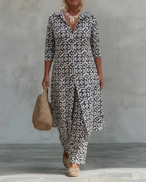 Sara™ | Two-Piece Set with Button Closure