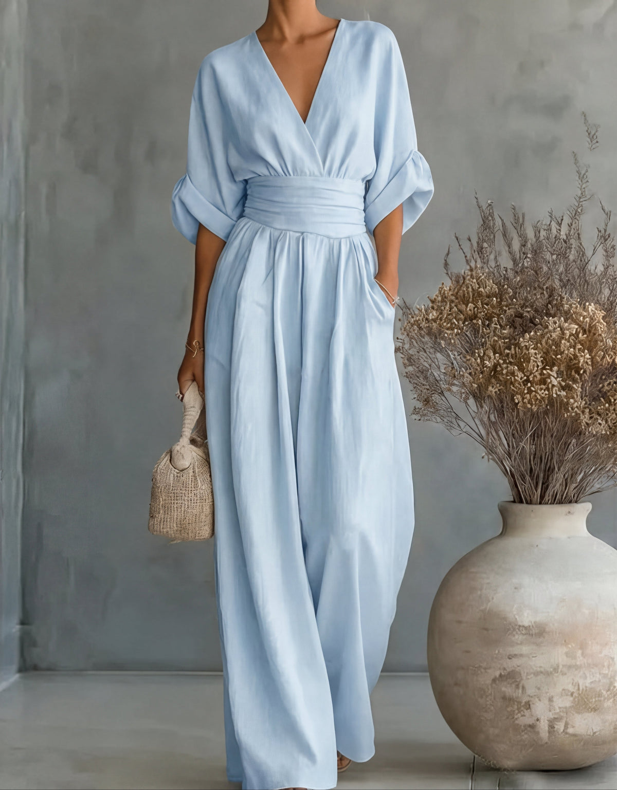 Women's Wrap Wide-Leg Jumpsuit - image 3