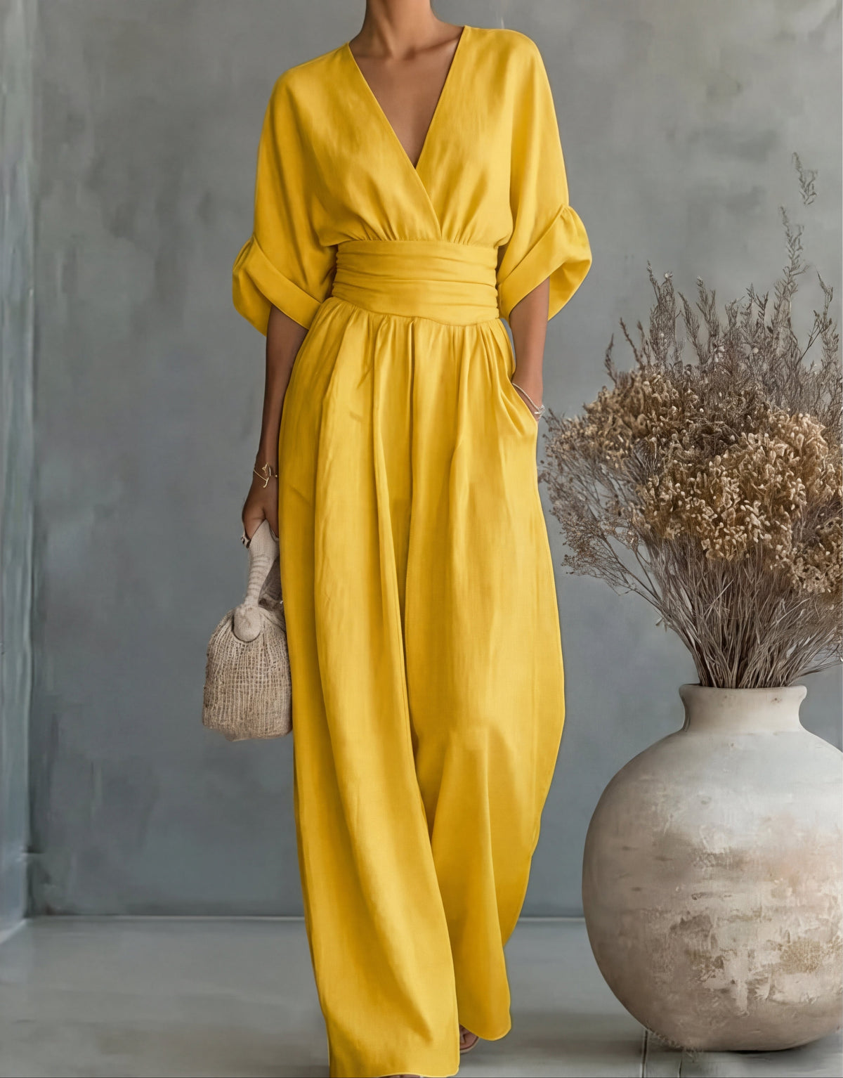 Women's Wrap Wide-Leg Jumpsuit - image 4