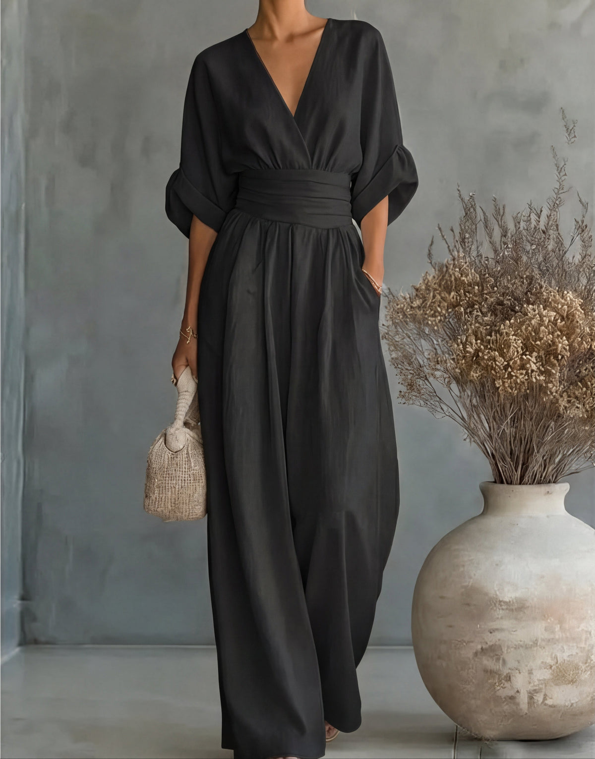 Women's Wrap Wide-Leg Jumpsuit - image 5