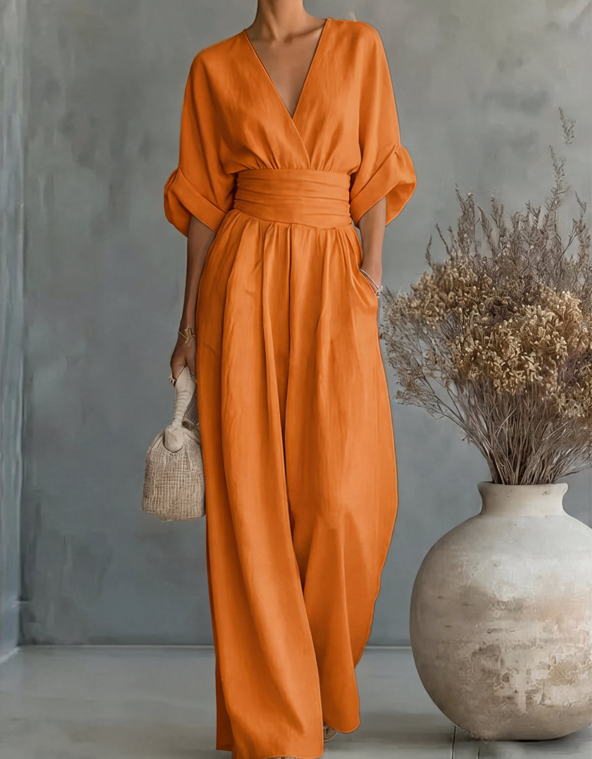 Women's Wrap Wide-Leg Jumpsuit - image 6