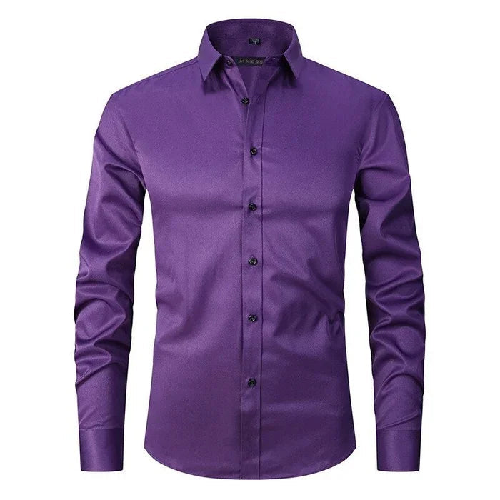 Men's Long Sleeve Business Shirt - image 5