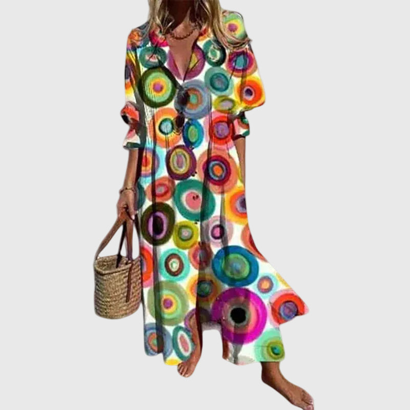 Zariah | Elegant Long Bohemian Style Dress