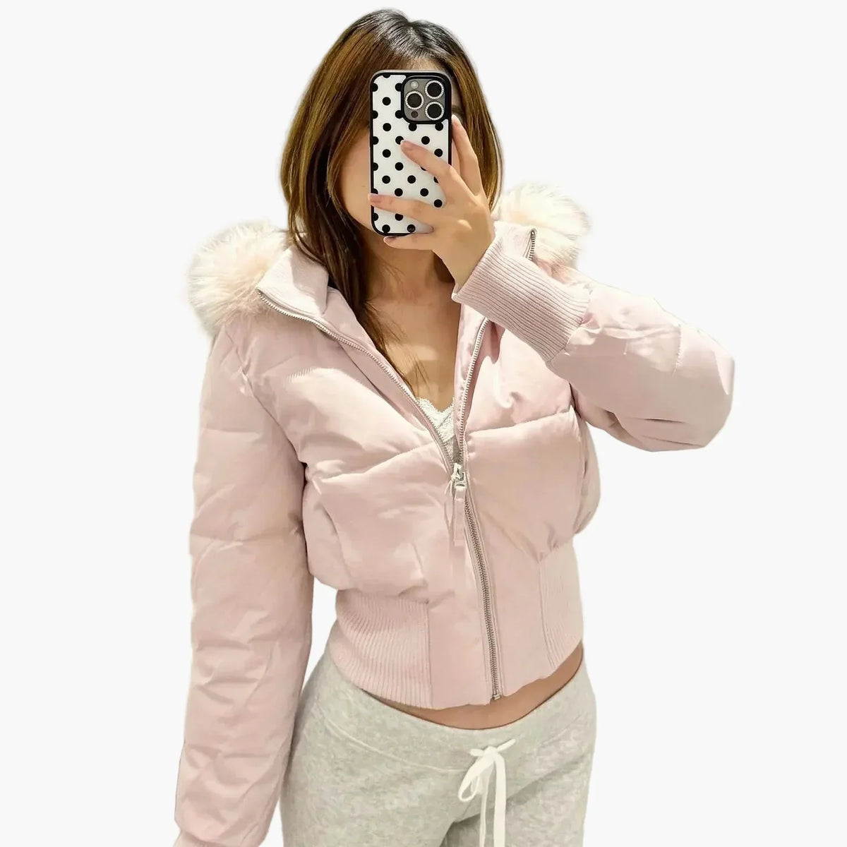 Women's Quilted Hooded Jacket - image 1