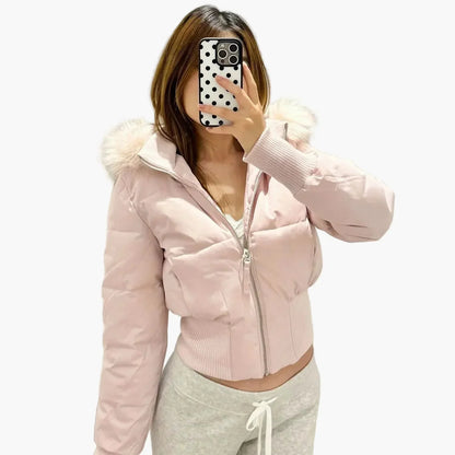 Women's Quilted Hooded Jacket - image 1
