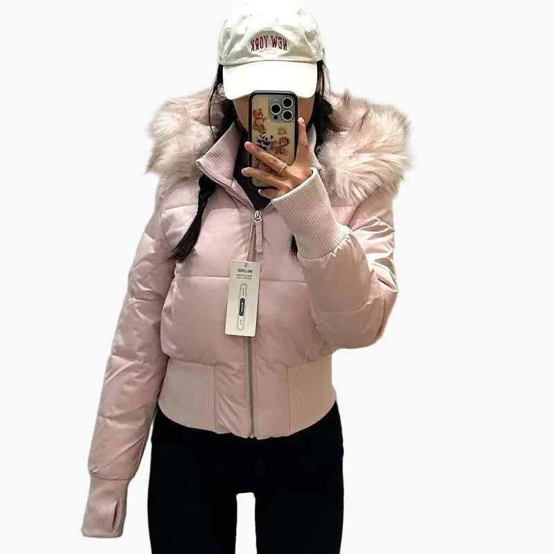 Women's Quilted Hooded Jacket - image 3