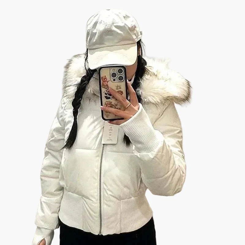 Women's Quilted Hooded Jacket - image 5